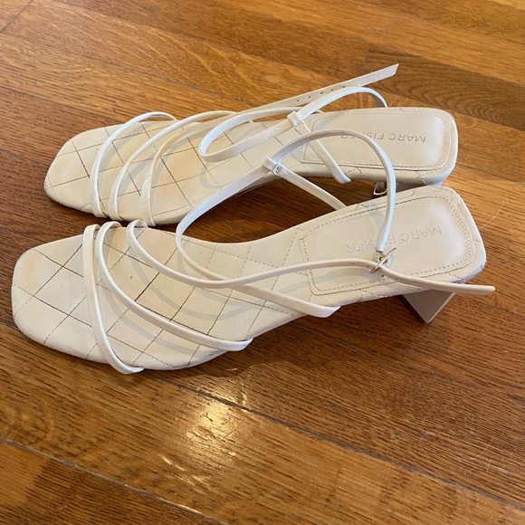 Marc Fisher white heels - Picture 5 of 5